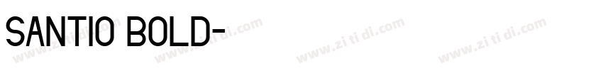 Santio Bold字体转换